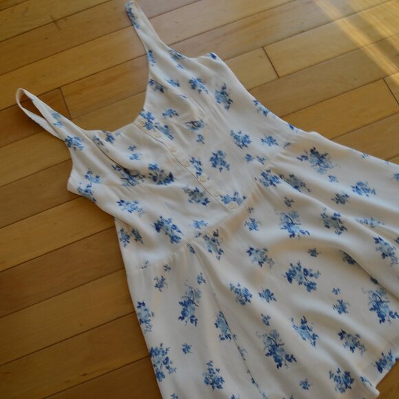 Reformation Valencio Dress Ivory Size 8 - Picture 4 of 15